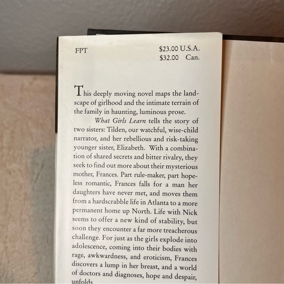 What Girls Learn : A Novel by Karin Cook (1997, Hardcover) - Picture 4 of 11